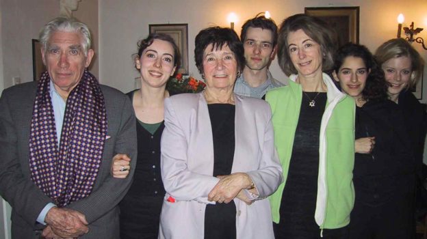 Frank Finlay, Julia Rayner, Dr. Halina Szpilman, Ed Stoppard, Maureen Lipman, Jessica Kate Meyer, Emilia Fox at Family Szpilman home in Warsaw